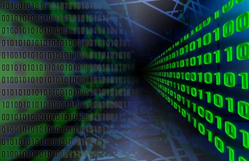 4 Tips For Choosing An It Managed Service Provider 2 dynamic digital landscape showcasing glowing binary code and networks in cyberspace.