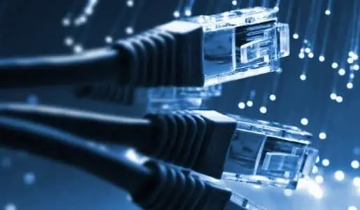 ethernet cables connecting devices for high-speed internet and network communication.