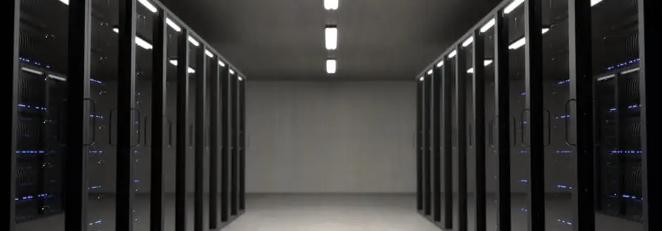 It Service Management Companies: Help Your Business Run More Efficiently 3 minimalist server room design showcasing efficient it management in a sleek, organized environment.